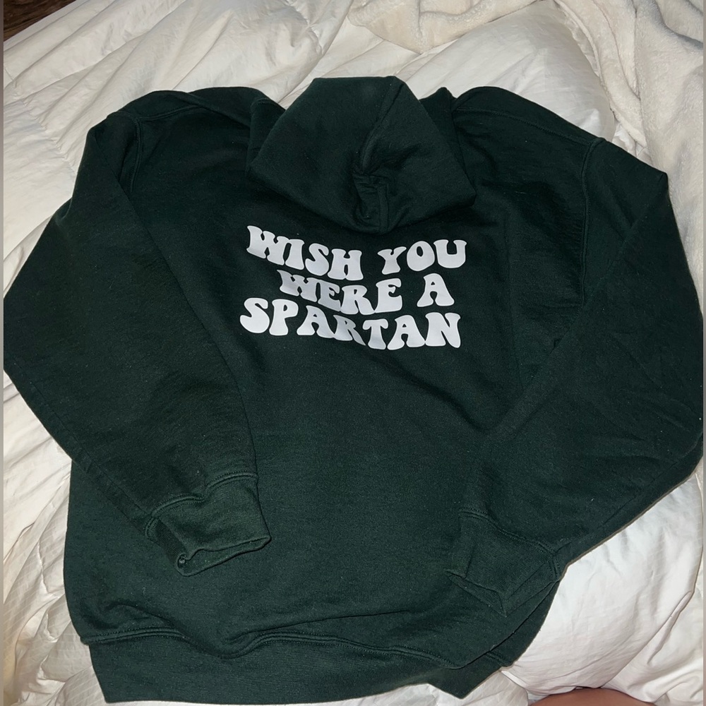 “Wish you were a spartan” hoodie